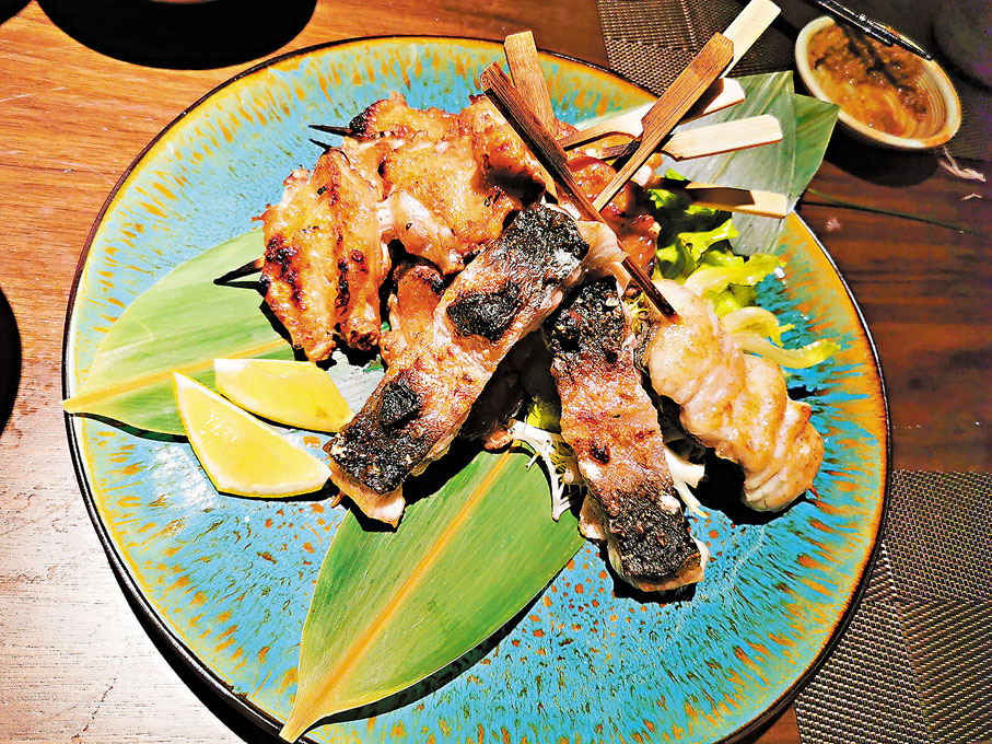 ◆鹽燒手羽及白燒鰻魚