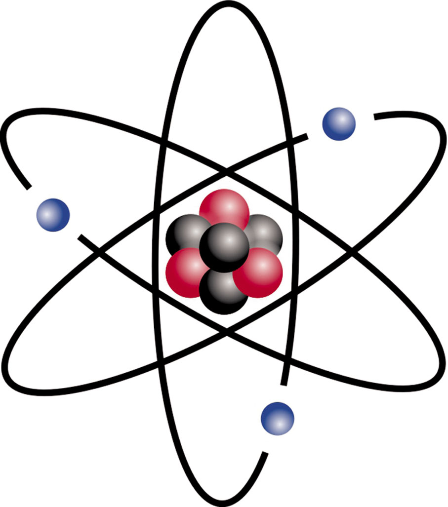 ◆把原子描繪成太陽系一般模樣的模型。 網上圖片