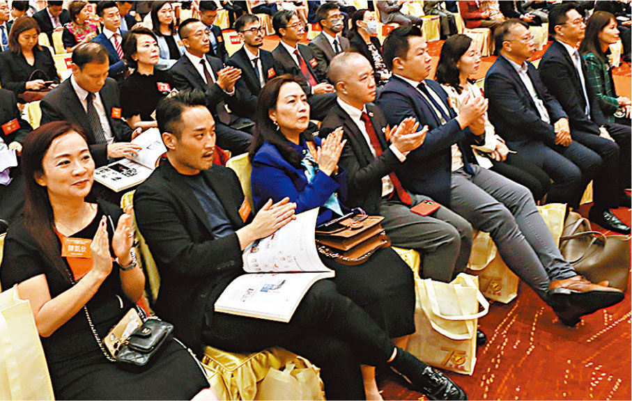 ◆陳凱欣、何敬康、陸瀚民、梁毓偉、洪雯、江玉歡等出席。香港文匯報記者郭木又  攝