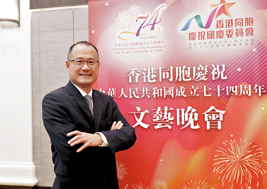 ◆ 蔡冠深。香港文匯報記者郭木又  攝