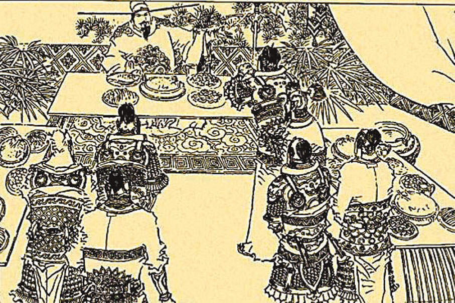◆ 宋太祖宴請群臣。 網上圖片