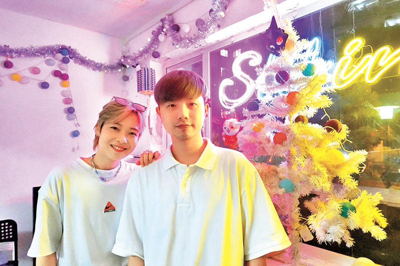 ◆JL李冠傑（右）和City Echo的成員姚寶。