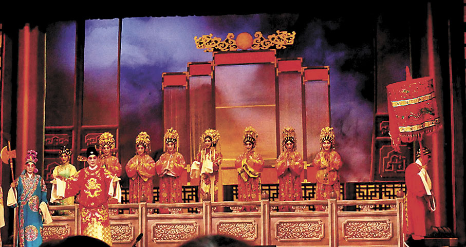 ◆《八仙賀壽》的精彩場面。