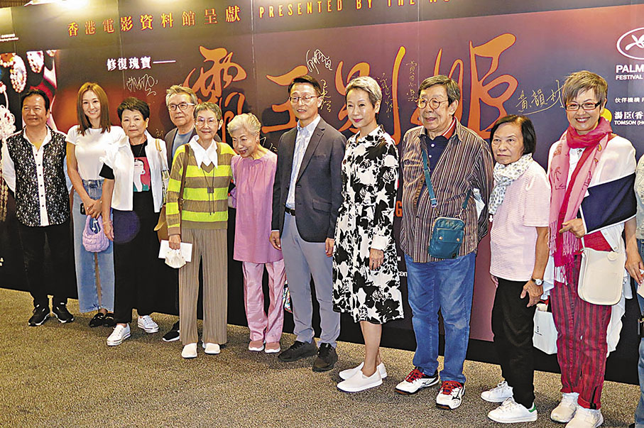 ◆《霸王別姬》 4K修復版香港首映禮昨日舉行，吸引不少圈中人捧場。