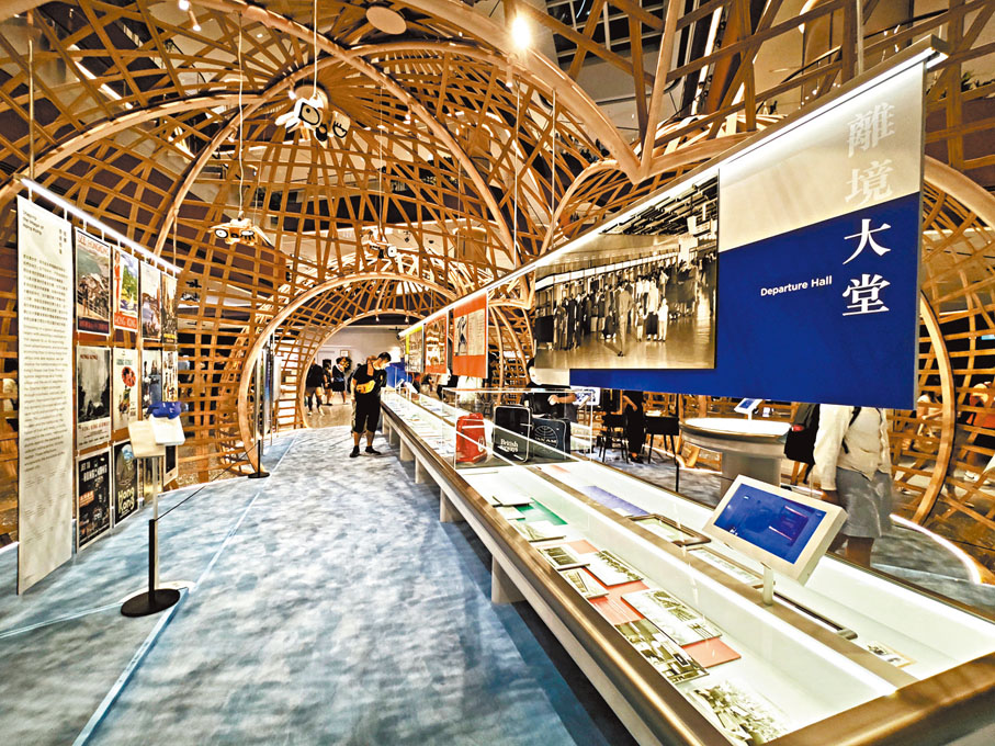 ◆「Idea Cloud」展覽館內，現為「想飛」展覽。