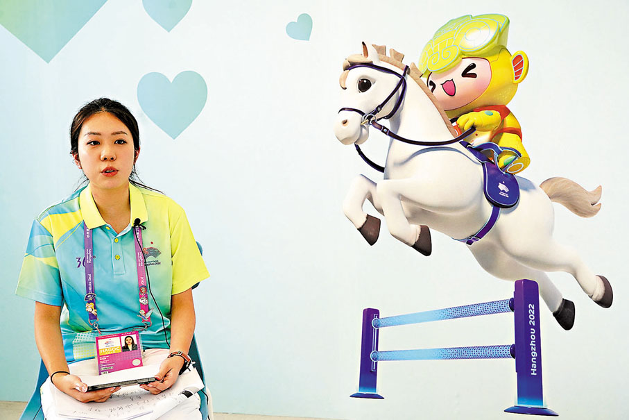 ◆21歲的港青區凱琳一直致力於青年及志願者工作。