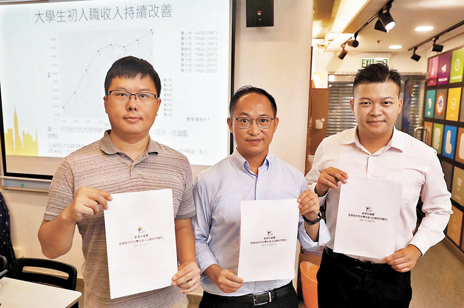 ◆新青年論壇調查發現，大學生學歷勞工數量近年持續上升，而其從事低技術職位的比例亦愈來愈高。香港文匯報記者郭木又  攝