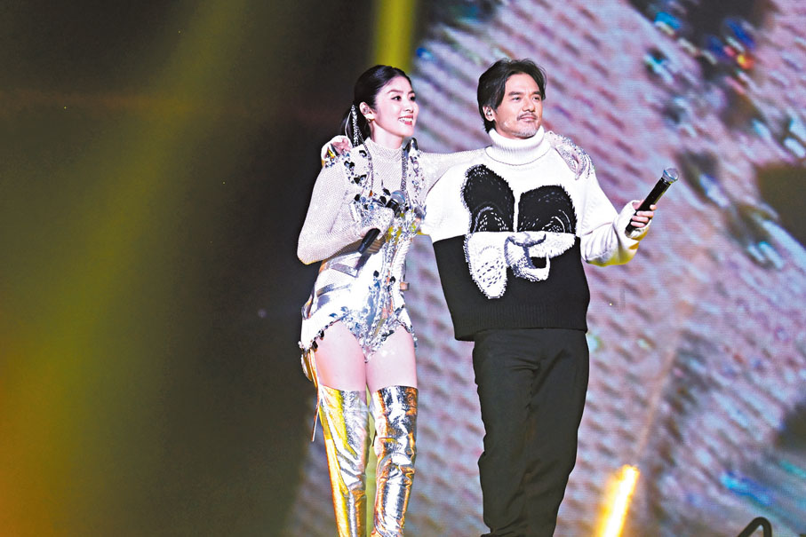 ◆陳慧琳笑言Stephen只要剃了鬍鬚，一樣有型。