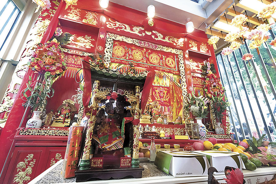 ◆三角水上天后廟終「上岸」。 香港文匯報記者涂穴  攝