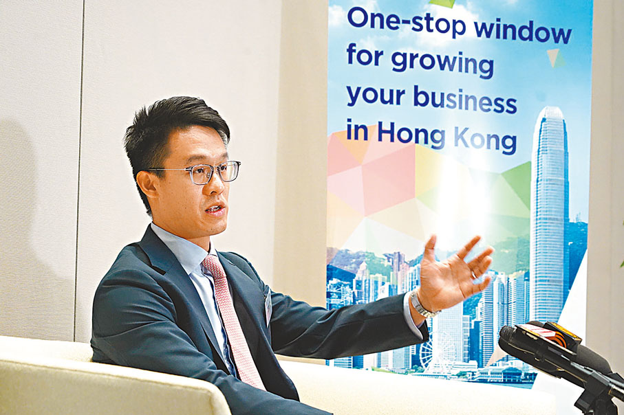 ◆聖諾醫藥首席財務官葉永基。香港文匯報記者曾興偉 攝