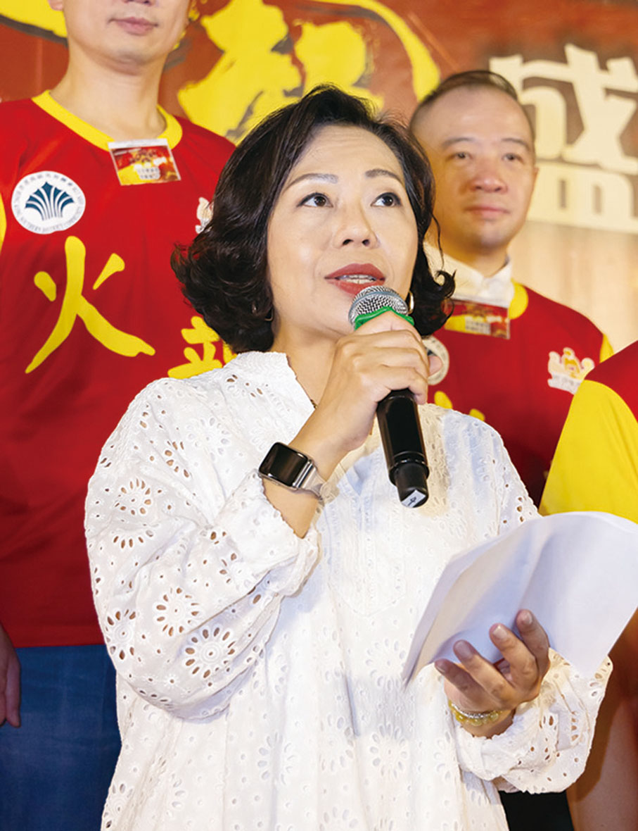 ◆ 麥美娟致辭。