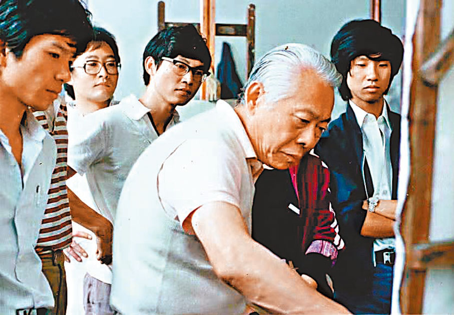 ◆1985年趙無極繪畫講習班。 受訪者供圖