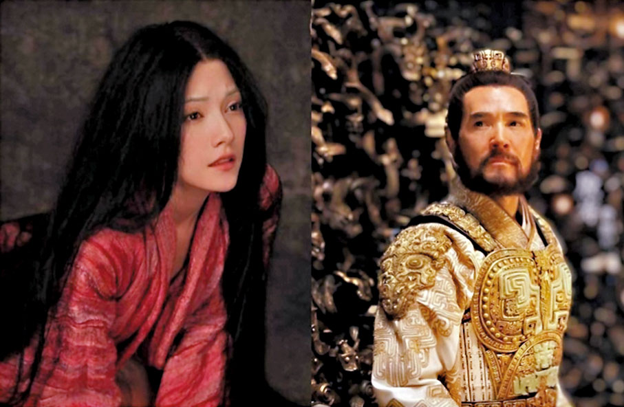 ◆ 《封神第一部：朝歌風雲》中的妲己與紂王形象。網上圖片