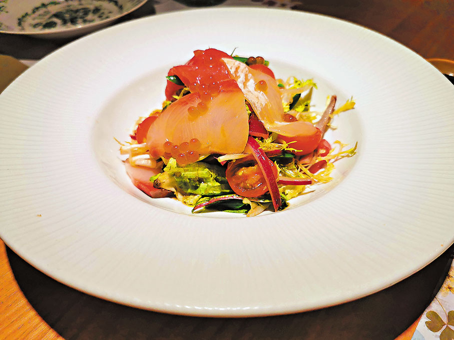 ◆油甘魚薄切醬油漬