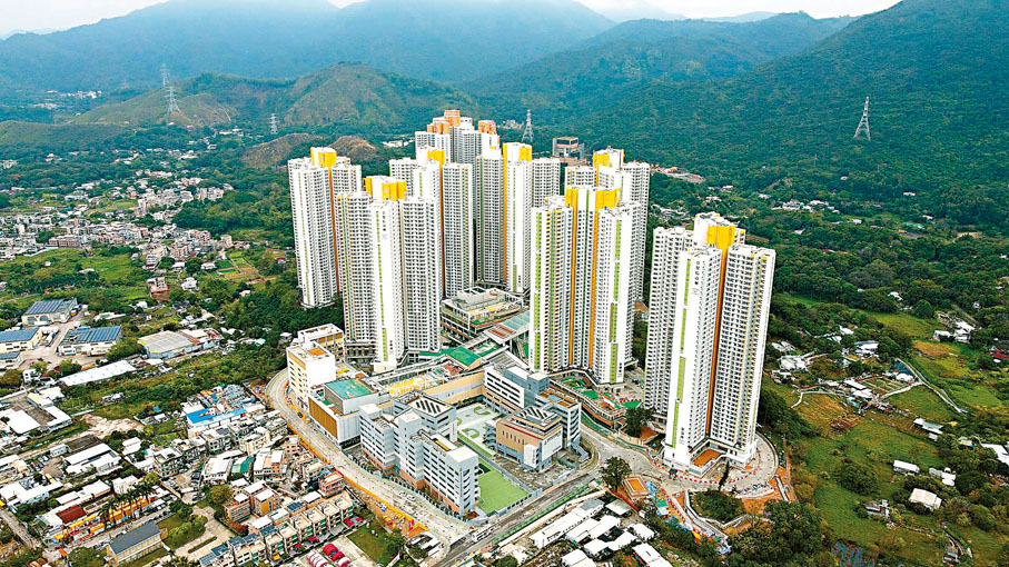 ◆粉嶺皇后山邨連同附近居屋山麗苑合共可容納3萬多人口。
