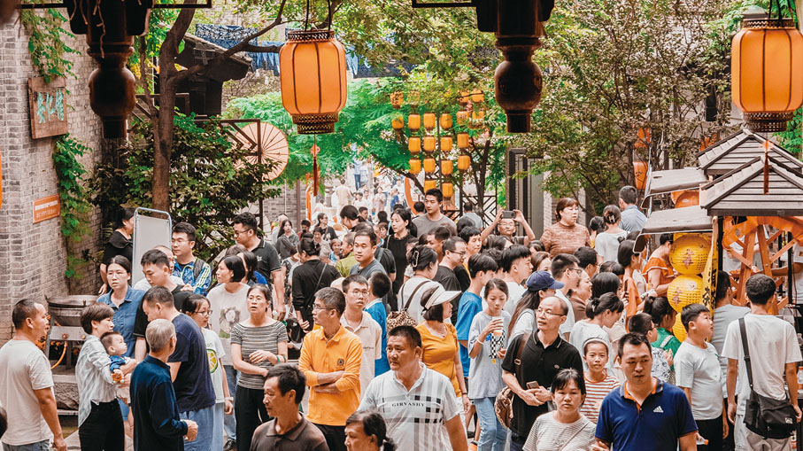 ◆ 郴州長卷文化旅遊區為遊客送上非遺文化盛宴。 郴州市委宣傳部供圖