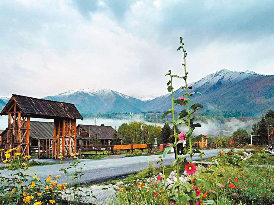 ◆禾木的晨曦。