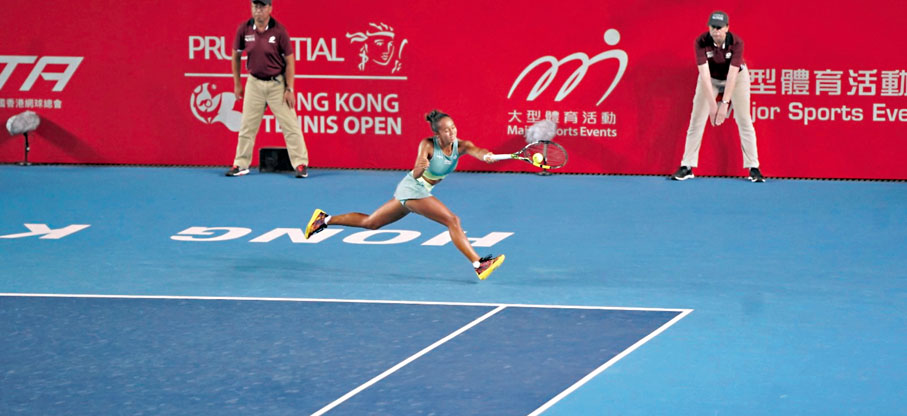 ◆費蘭迪絲贏得單打冠軍。