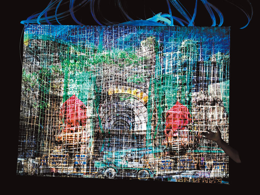 ◆陳顯耀《非常態結構》裝置（部分）