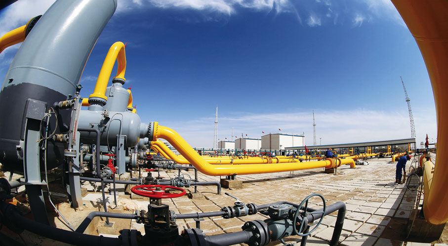 ◆ 中亞天然氣管道首站。