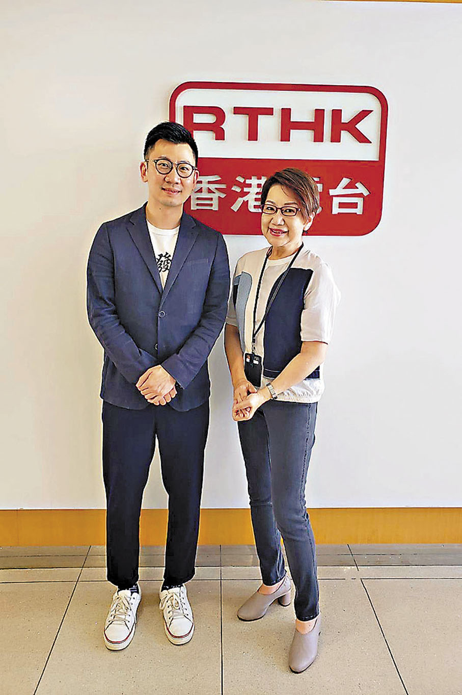 ◆謝海發一直緊記︰命運是左手，努力是右手。 作者供圖