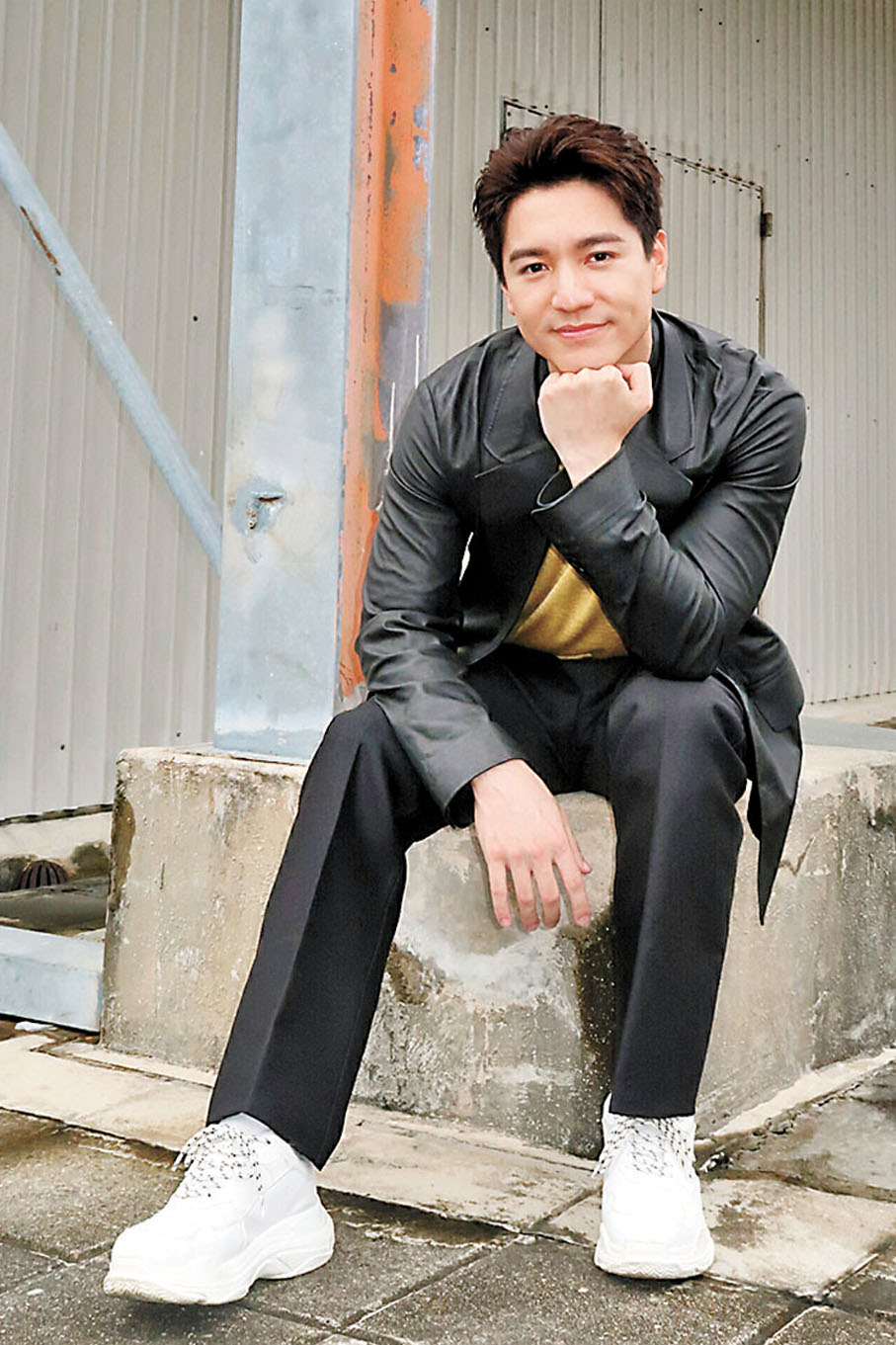 ◆ Ricco認為爸爸有演奸角的潛質。