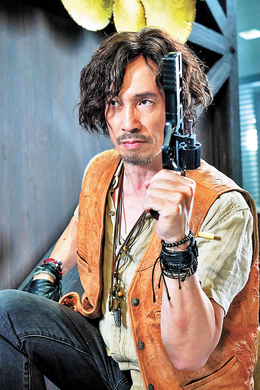 ◆陳豪西部牛仔造型凸顯漫畫風。