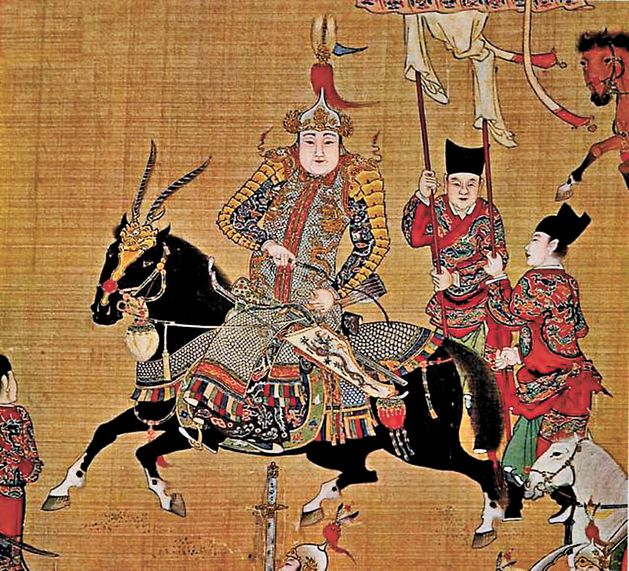 ◆ 《出警入蹕圖》中的錦衣衛。網上資料