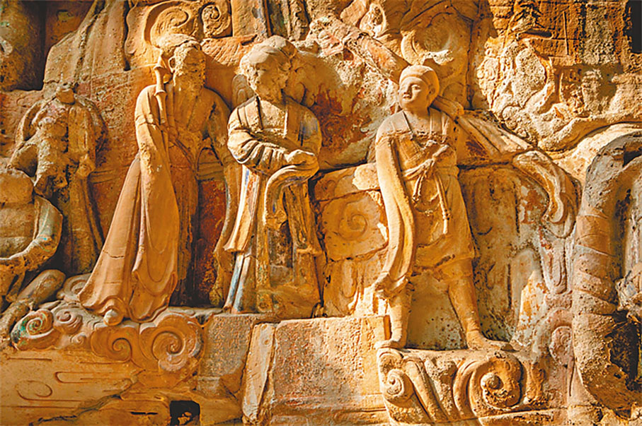 ◆大足石刻第十五號龕《父母恩重經變相》