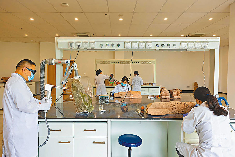 ◆大足石刻文物醫院