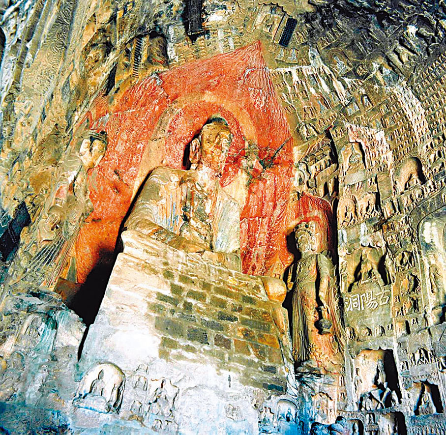 ◆洛陽龍門石窟 新華社