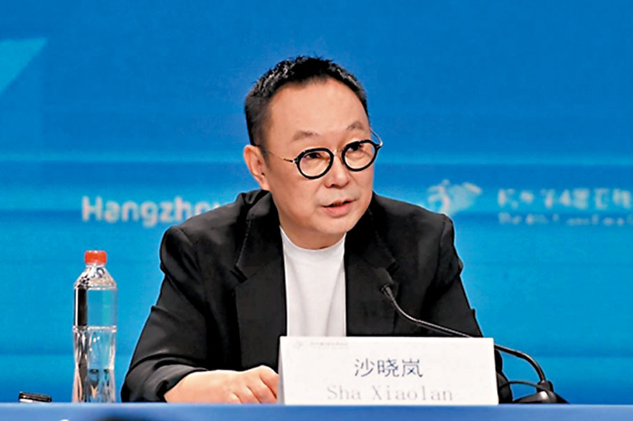 ◆亞殘運開幕式總導演沙曉嵐。官網圖片