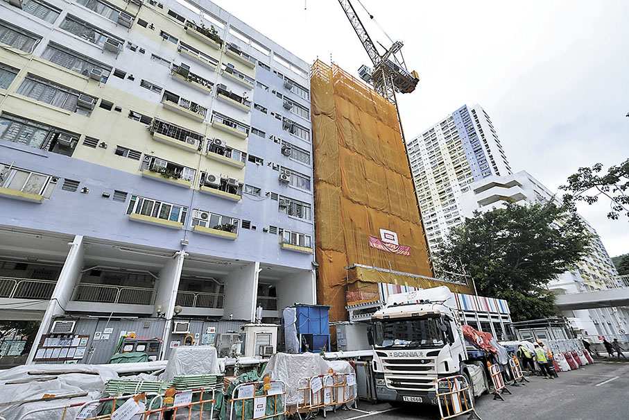 ◆「松悅樓」最快明年第二季入伙。 香港文匯報記者涂穴 攝