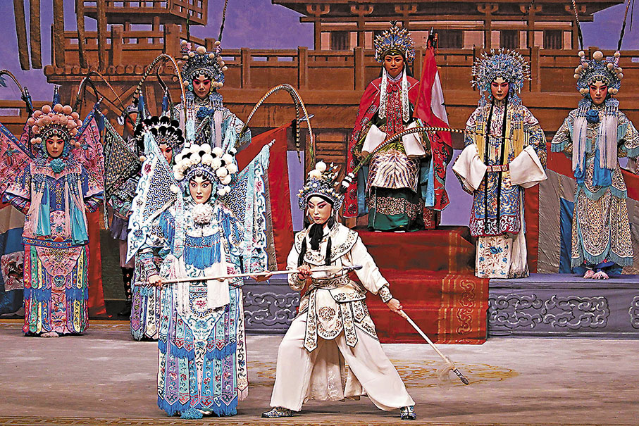 ◆朱虹、戴忠宇、郭瑤瑤主演《楊門女將》。