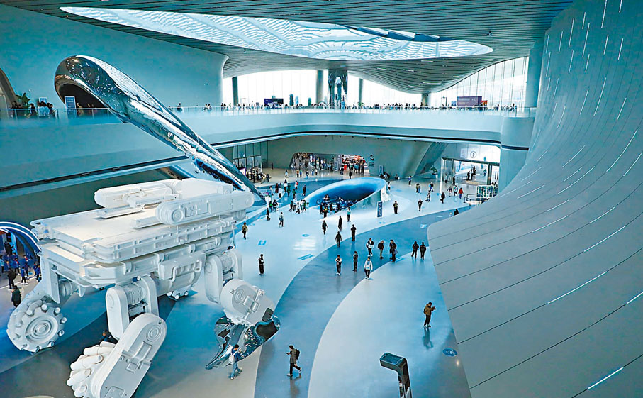 ◆成都科幻館大廳。