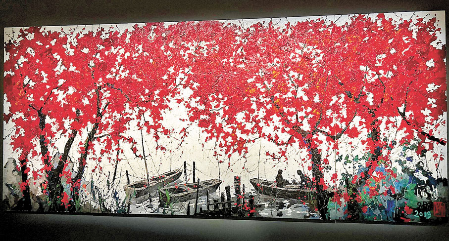 ◆龎均作品《花開一壺酒》