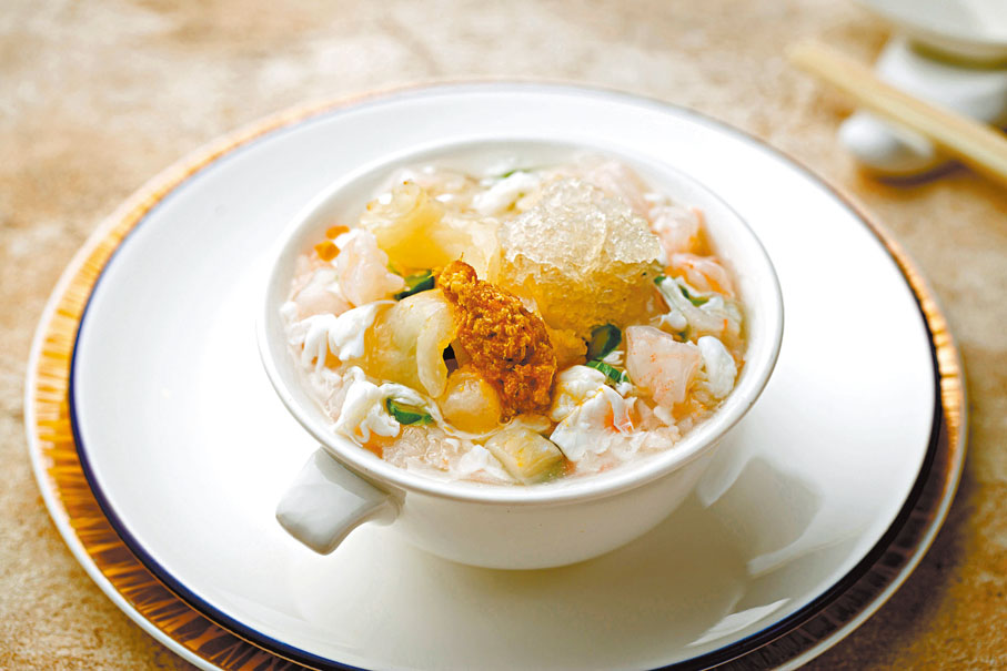 ◆蟹粉花膠海皇燴燕窩是一亮點。