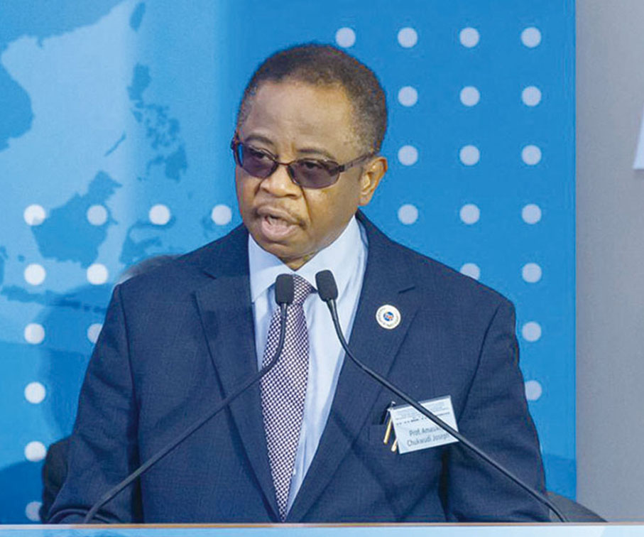 ◆ 尼日利亞聯邦前首席法官Amasike, Chukwudi Joseph 致辭。