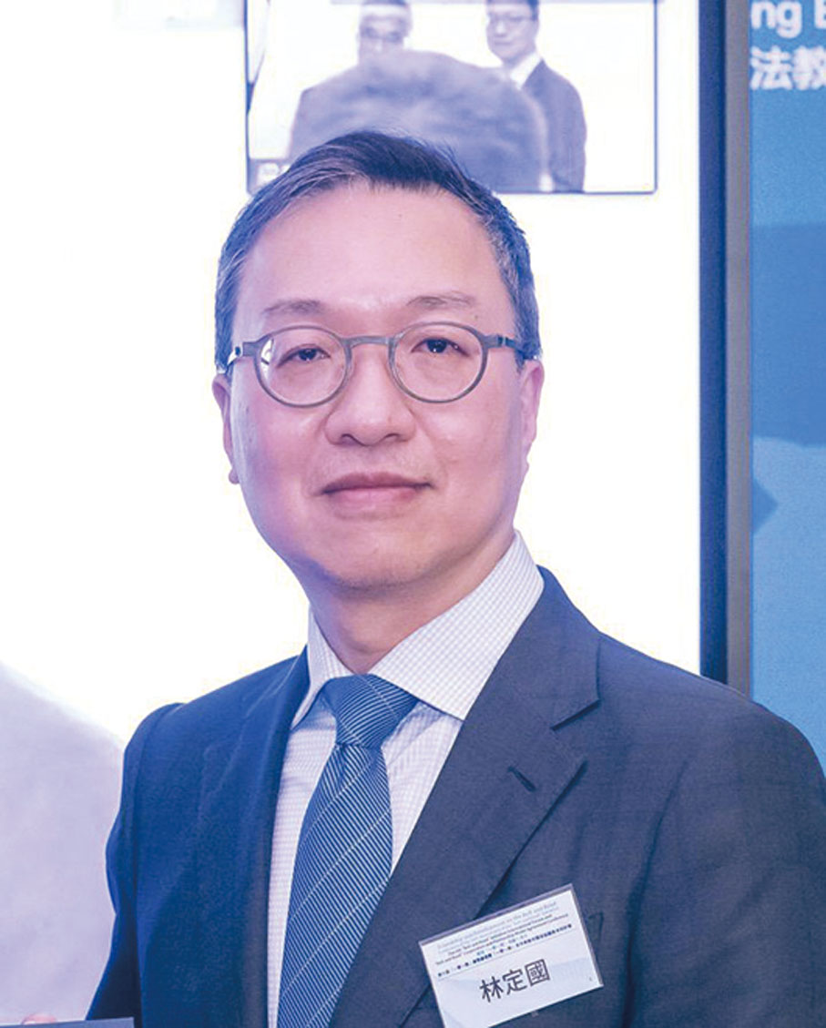 ◆ 律政司司長林定國致辭。