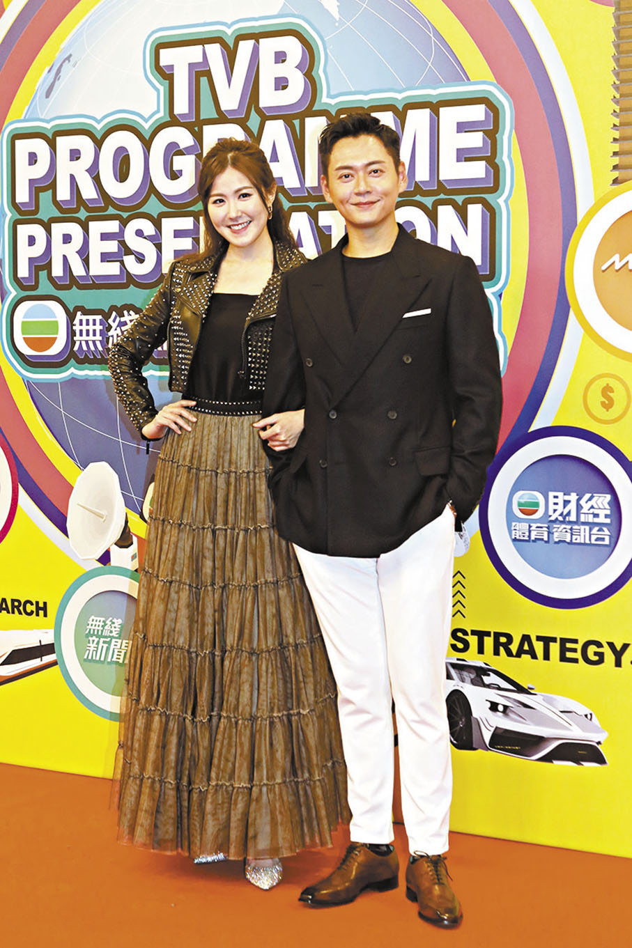 ◆張振朗與劉佩玥推介新劇《奪命提示》。