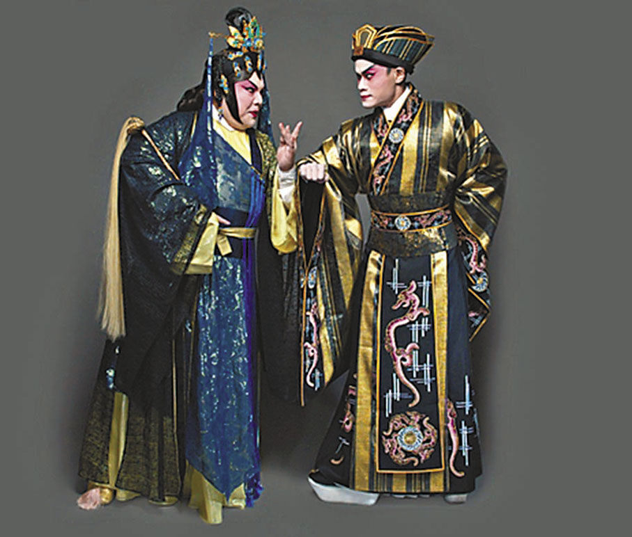 ◆梁煒康與黎耀威的劇中造型。