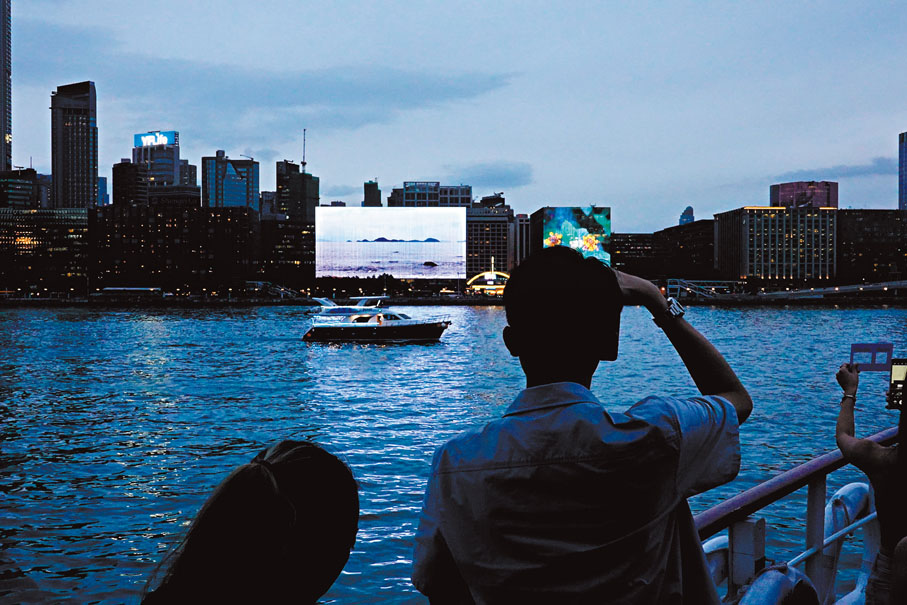 ◆觀眾可以搭乘「世星號」參與潮汐之旅「臆想的回聲」。