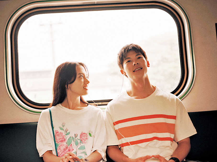 ◆許光漢與清原果耶主演《青春18×2 通往有你的旅程》。