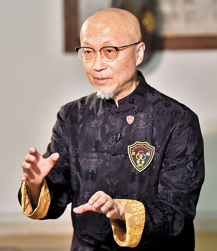 ◆香港精武體育會主席柯俊龍表示，精武一家，不分門派。