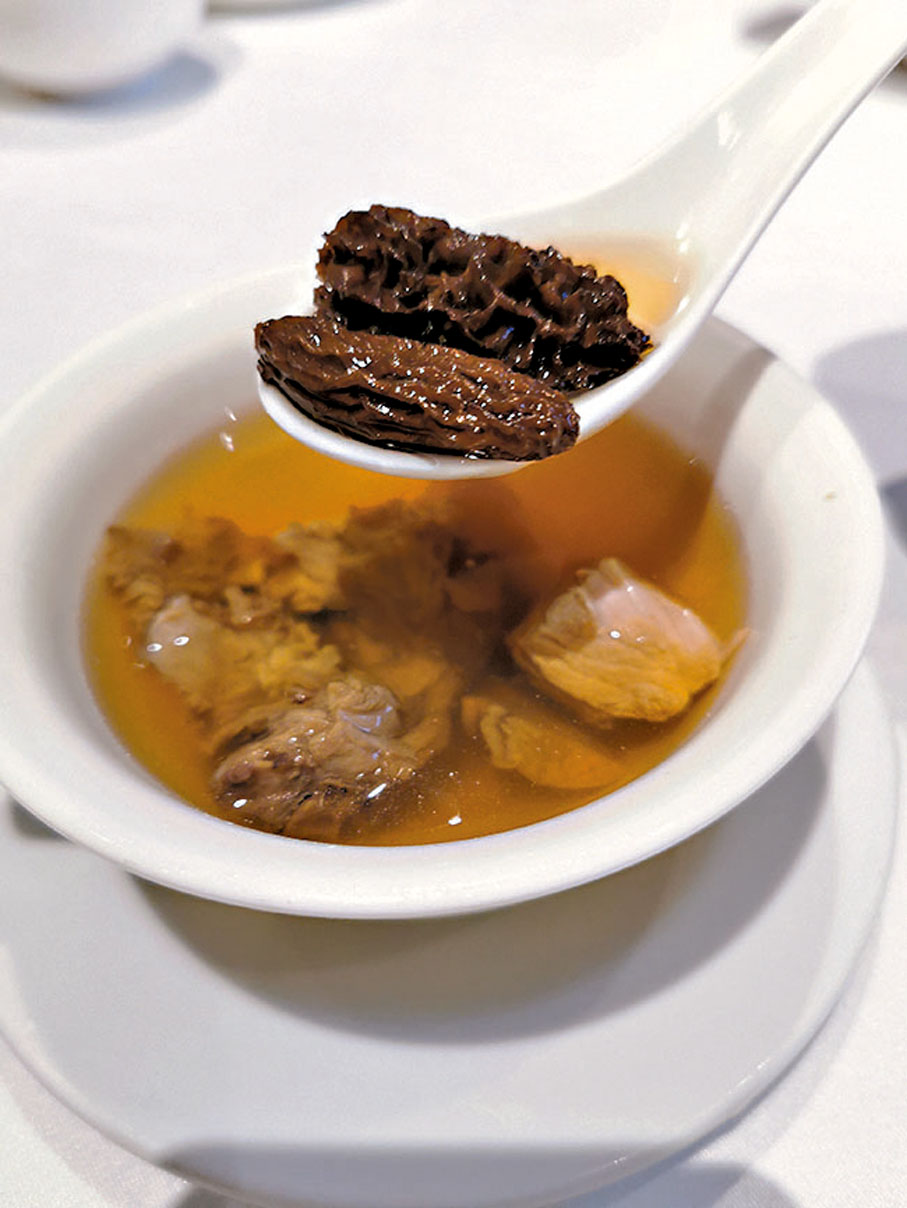 ◆羊肚菌螺頭燉水鴨湯