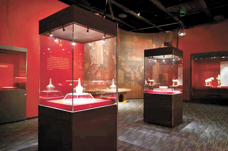 ◆「大唐盛世 法門珍寶——唐代文物精品特展」現場。