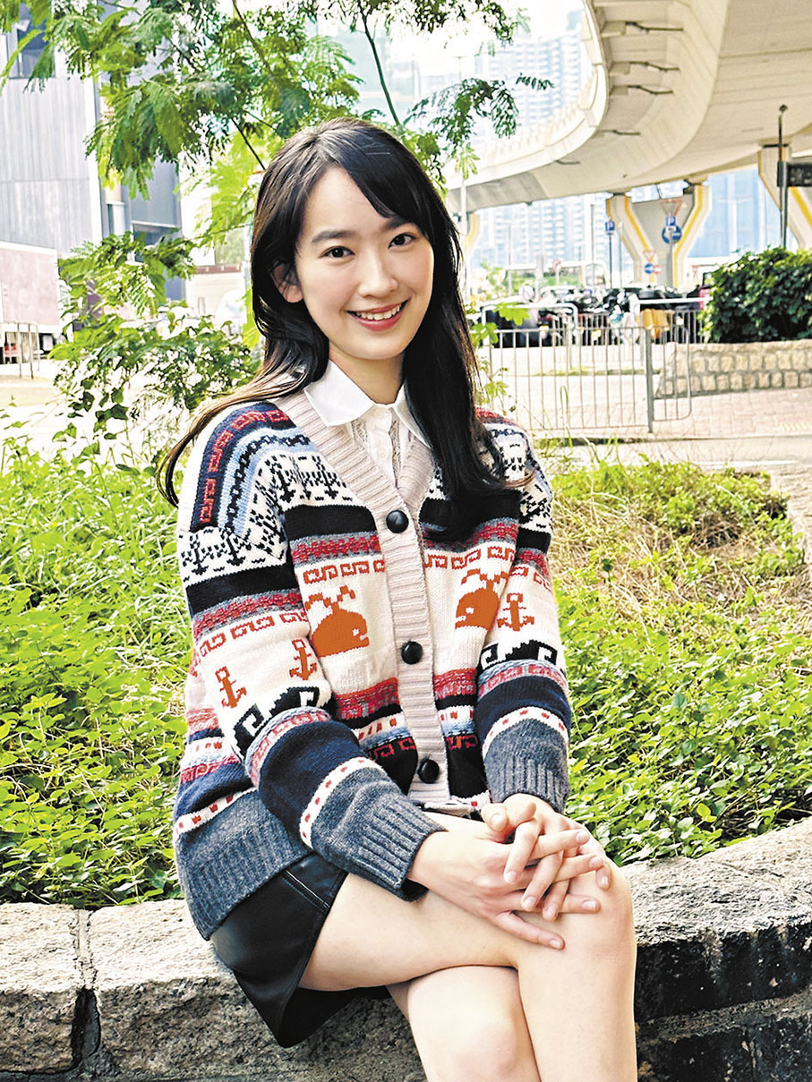 ◆林愷鈴是清純可愛。