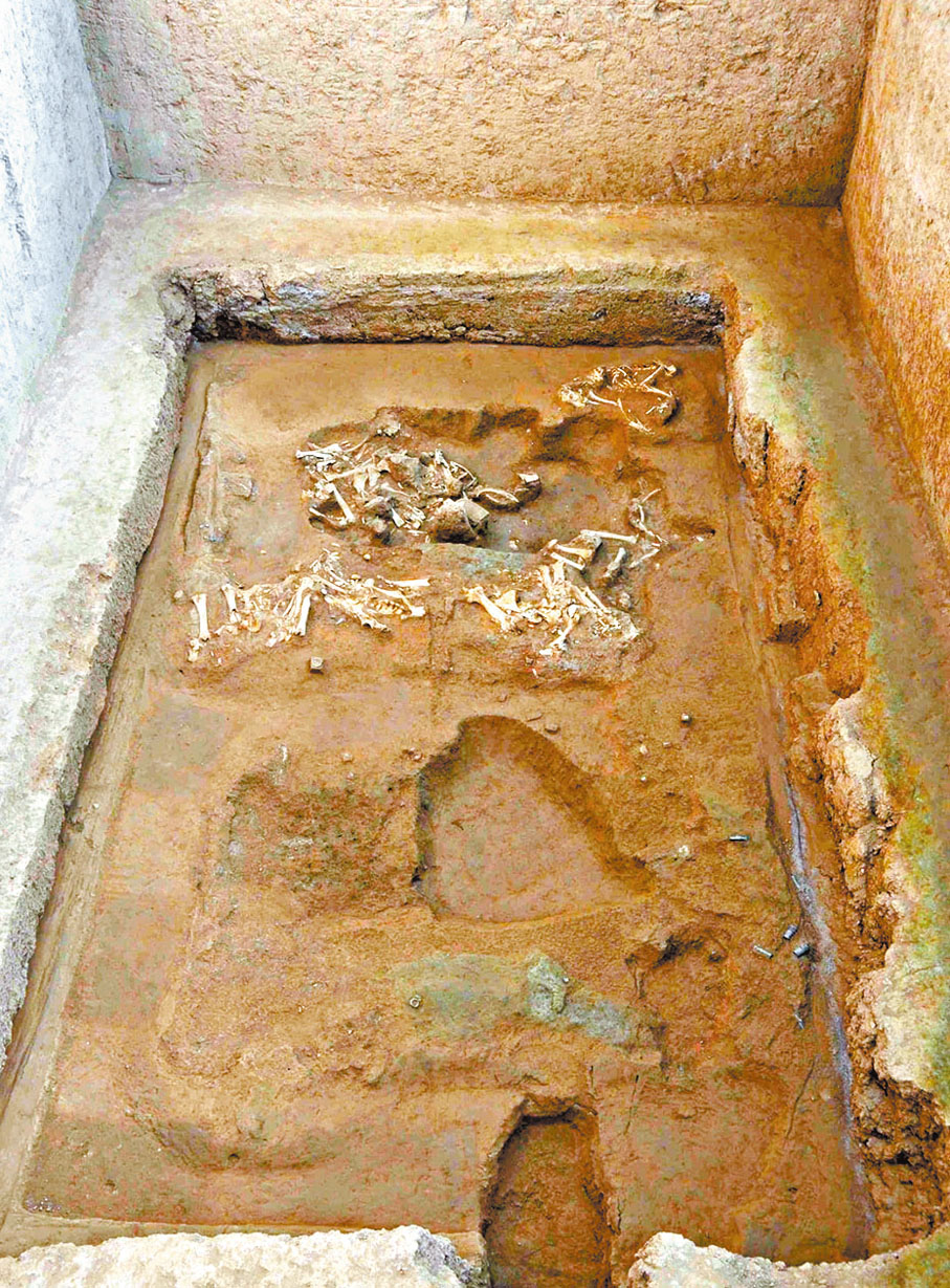 ◆秦始皇帝陵發現了史書上曾經記載的羊車實物。