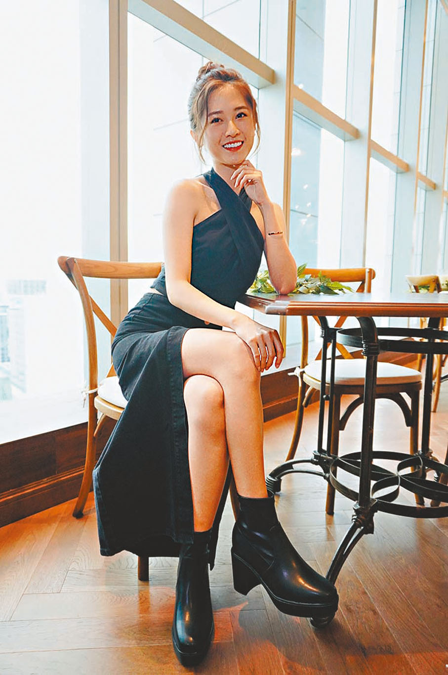 ◆倪嘉雯感恩獲前輩的關懷和提點。