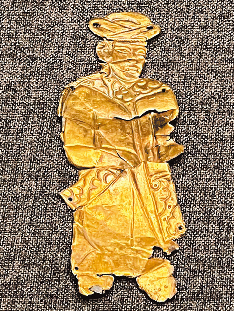 ◆唐代（吐蕃時期）包金銀飾件